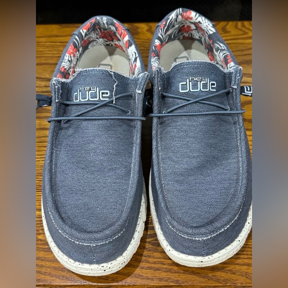 Hey Dude Wally Stretch Shoes Slip On Loafers Mens Size 10